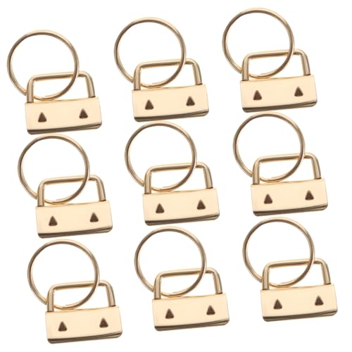 EXCEART 30 Stück Teiliges Schlüsselanhänger-webbing-clamp DIY Schlüsselanhänger Zubehör Schlüsselband Klammern Geeignet für Armbänder Taschen und Bastelprojekte Goldfarben EXCEART 30 Stück Teiliges Schlüsselanhänger-webbing-clamp DIY Schlüsselanhänger Zubehör Schlüsselband Klammern Geeignet für Armbänder Taschen und Bastelprojekte Goldfarben von EXCEART