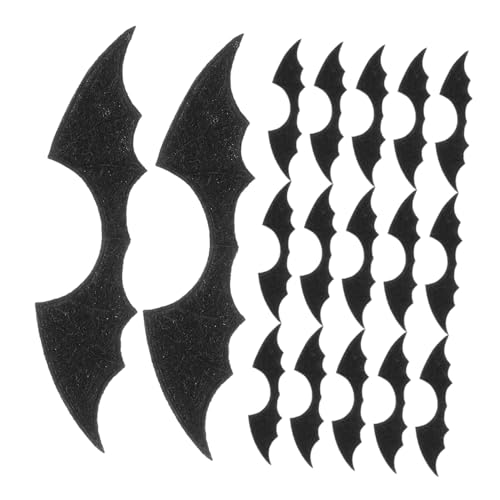 EXCEART 30 Stück Teufelsflügel-Ornament Fledermausstoff Halloween-Fledermausflügel Fußmatten lustig halloween dekoration Halloween-Party Fledermausdekorationen Fledermaus Haarnadel Black EXCEART 30 Stück Teufelsflügel-Ornament Fledermausstoff Halloween-Fledermausflügel Fußmatten lustig halloween dekoration Halloween-Party Fledermausdekorationen Fledermaus Haarnadel Black von EXCEART
