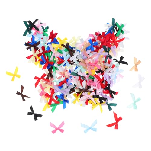 EXCEART 300 Stück Mini-schleifen Aus Bändern: Zum Basteln, Für Haarschmuck, Geschenkverpackungen, Hochzeitsdekorationen, Bunte Schleifen, Nähzubehör EXCEART 300 Stück Mini-schleifen Aus Bändern: Zum Basteln, Für Haarschmuck, Geschenkverpackungen, Hochzeitsdekorationen, Bunte Schleifen, Nähzubehör von EXCEART