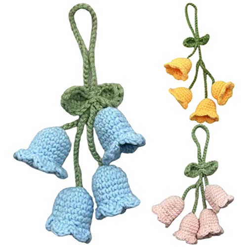 EXCEART 3stücke Teiliges Häkelblumen Schlüsselanhänger Aus Dekorative Für Taschen Rucksäcke Und Schlüssel Leichte Langlebige Blumen-Accessoires EXCEART 3stücke Teiliges Häkelblumen Schlüsselanhänger Aus Dekorative Für Taschen Rucksäcke Und Schlüssel Leichte Langlebige Blumen-Accessoires von EXCEART