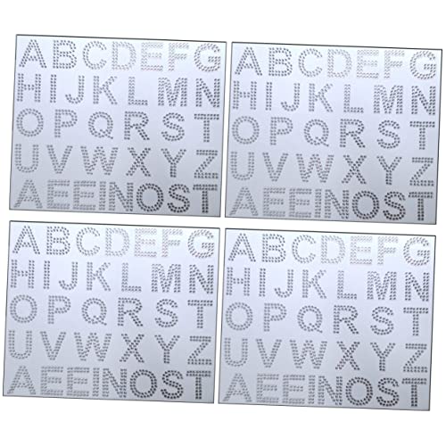 EXCEART 4 Blätter Brief Diamond Aufkleber Nähen Glitzer Edelsteine Zarte Strassbuchstaben Funkelnde Aufkleber Diamant- Alphabet Groß Sammelalbum Briefaufkleber Acryl Weiß EXCEART 4 Blätter Brief Diamond Aufkleber Nähen Glitzer Edelsteine Zarte Strassbuchstaben Funkelnde Aufkleber Diamant- Alphabet Groß Sammelalbum Briefaufkleber Acryl Weiß von EXCEART