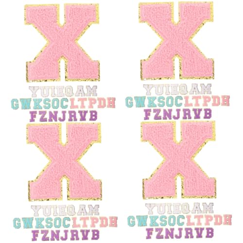 EXCEART 4 Sätze Buchstaben Stoff Aufkleber Der Patch Reparaturflicken Für Pufferjacken Basteln Zubehör Apfelding Chenille-buchstaben Zum Aufbügeln Stickbuchstaben Aufbügeln 26 Stück * 4 EXCEART 4 Sätze Buchstaben Stoff Aufkleber Der Patch Reparaturflicken Für Pufferjacken Basteln Zubehör Apfelding Chenille-buchstaben Zum Aufbügeln Stickbuchstaben Aufbügeln 26 Stück * 4 von EXCEART