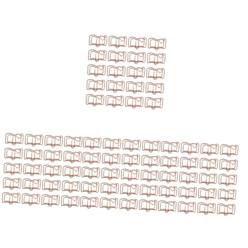 EXCEART 4 Sätze Geformte Büroklammer Süße Notizclips Memo-clip Schicke Büroklammern Süße Büroklammern Lesezeichen Buchförmige Fotoclips Rostfreier Stahl Golden 20 Stück * 4 EXCEART 4 Sätze Geformte Büroklammer Süße Notizclips Memo-clip Schicke Büroklammern Süße Büroklammern Lesezeichen Buchförmige Fotoclips Rostfreier Stahl Golden 20 Stück * 4 von EXCEART