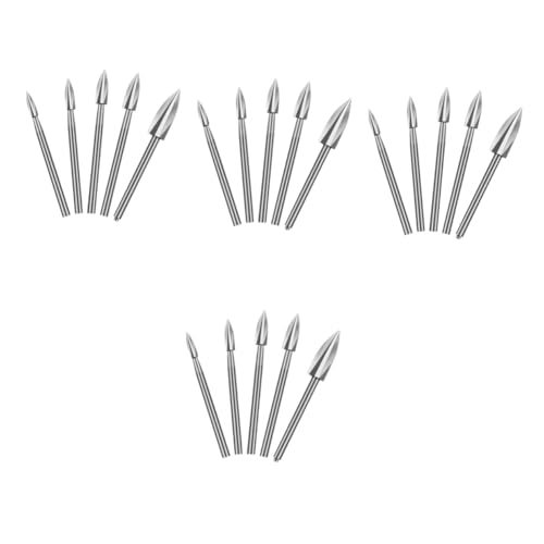 EXCEART 4 Sätze Holzschnitzwerkzeug Gravurwerkzeug Bohrer Für Die Holzbearbeitung Schnitzwerkzeuge Zubehör Für Die Holzbearbeitung Selber Machen Drill -kit Weißer Stahl Silber 5 Stück * 4 EXCEART 4 Sätze Holzschnitzwerkzeug Gravurwerkzeug Bohrer Für Die Holzbearbeitung Schnitzwerkzeuge Zubehör Für Die Holzbearbeitung Selber Machen Drill -kit Weißer Stahl Silber 5 Stück * 4 von EXCEART