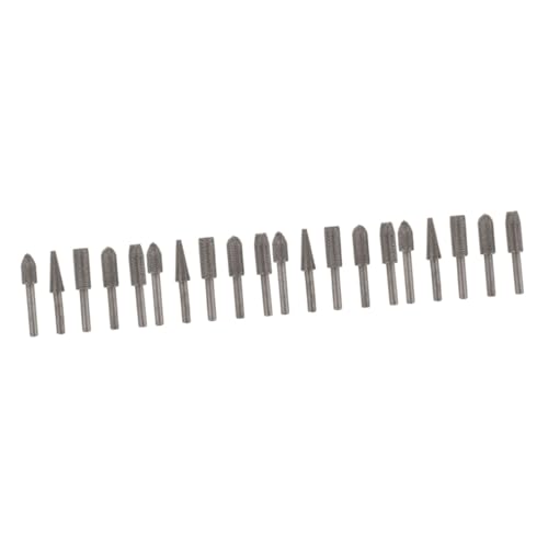 EXCEART 4 Sätze Rotationsstahldatei Eingestellt Form Schleifen Drehfeile Bit Stahlgravurbohrer Schnitzbits Rotationsfeile Für Metall Holzbearbeitungswerkzeuge 45 Stahl Schwarz 5 Stücke * 4 EXCEART 4 Sätze Rotationsstahldatei Eingestellt Form Schleifen Drehfeile Bit Stahlgravurbohrer Schnitzbits Rotationsfeile Für Metall Holzbearbeitungswerkzeuge 45 Stahl Schwarz 5 Stücke * 4 von EXCEART
