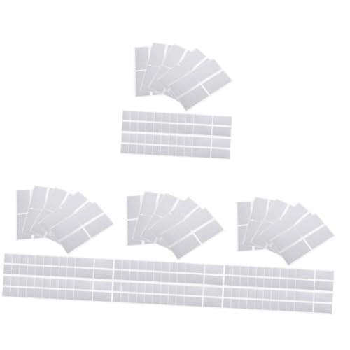 EXCEART 4 Sätze Rubbelkarten-aufkleber Rubbellose Kratzkarte - Gewinnspielkarten-aufkleber Dekoration Party Etikett Kratzen Lose Abrubbeln Party-rubbelaufkleber Papier Silver 50 Stück * 4 von EXCEART