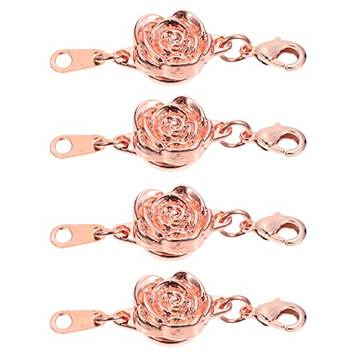 EXCEART 4 Stück Halskette Verschluss Schmuckverlängerung Selber Machen Kettenverschlüsse Halskette Verlängerungsschnalle Schlüsselzubehör Goldbesatz Rosen Erweiterte Schnalle Legierung EXCEART 4 Stück Halskette Verschluss Schmuckverlängerung Selber Machen Kettenverschlüsse Halskette Verlängerungsschnalle Schlüsselzubehör Goldbesatz Rosen Erweiterte Schnalle Legierung von EXCEART