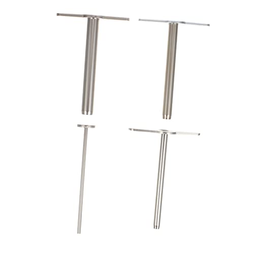 EXCEART 4 Stück Locher Puncher Finger Stopper Werkzeug Lochstanzer für Gummistopfen Labor-Gummistopfen-Lochstanze Lochperforator aus Gummi Gummistopfenstanzer Stahl Silver von EXCEART