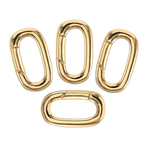 EXCEART 4 Stück Schmuckanschlussschnalle Anhänger Verbinden Verschluss Verschlüsse Für Schmuck Halskettenöse Armbandzubehör Halskette Detangler-verschluss Schmuckclips Kupfer Golden EXCEART 4 Stück Schmuckanschlussschnalle Anhänger Verbinden Verschluss Verschlüsse Für Schmuck Halskettenöse Armbandzubehör Halskette Detangler-verschluss Schmuckclips Kupfer Golden von EXCEART