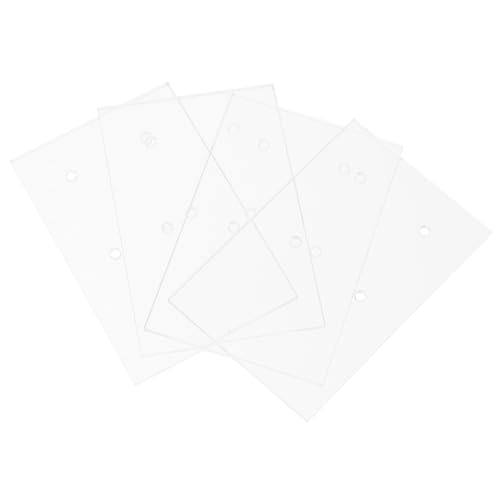 EXCEART 4 Stück Transparente Acryl Ohrring Anprobe Sticks Robust Leicht Langlebig Klarer Earring Display Strip für Einfache Schmuckorganisation und Präsentation von EXCEART