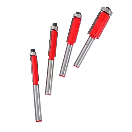 EXCEART 4 Teiliger Kantenschneider Messerkopf Bündigfräser Holzbearbeitung Hartmetall Seitenfräser Schneiden Von Kanten Geriffelten Laminat Trimmfräsern Trimm Bündigfräser Roter EXCEART 4 Teiliger Kantenschneider Messerkopf Bündigfräser Holzbearbeitung Hartmetall Seitenfräser Schneiden Von Kanten Geriffelten Laminat Trimmfräsern Trimm Bündigfräser Roter von EXCEART
