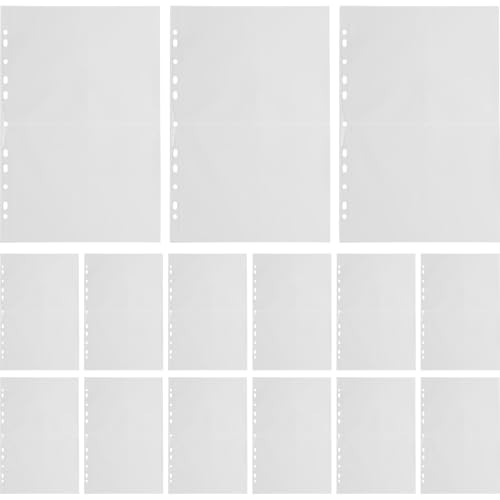 EXCEART 40 Stück transparente Seitenhüllen: Fotoalbumseiten, A4-Ordner, 4-Taschen-Kunststoffhüllen zur Fotoaufbewahrung, Fotokartenbilder – wiederverwendbare Einlagen für Scrapbooking EXCEART 40 Stück transparente Seitenhüllen: Fotoalbumseiten, A4-Ordner, 4-Taschen-Kunststoffhüllen zur Fotoaufbewahrung, Fotokartenbilder – wiederverwendbare Einlagen für Scrapbooking von EXCEART