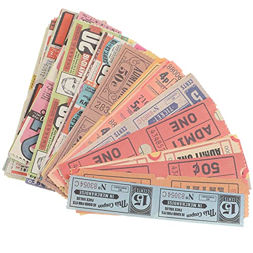 EXCEART 400 Stück Ticket-aufkleber Tagebuchaufkleberpapier Sammelalbum Planer Diy Bastelmaterial Reihe Museen -ticket-sammlung Briefmarkenaufkleber Notizbuch Hintergrundpapier EXCEART 400 Stück Ticket-aufkleber Tagebuchaufkleberpapier Sammelalbum Planer Diy Bastelmaterial Reihe Museen -ticket-sammlung Briefmarkenaufkleber Notizbuch Hintergrundpapier von EXCEART