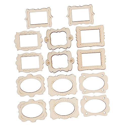 EXCEART 40Stücke DIY Holz Bilderrahmen Unfertige Hölzerne Fotorahmen Für Bastelprojekte Für Und Dekoration Im Zuhause von EXCEART