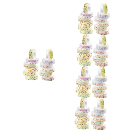 EXCEART 5 Sätze Transparentes Washi-tape Notizbuch Diy Washi Tape Scrapbook-klebebänder Selber Machen Tagebuchband Washi -bänder Sammelklebeband Aufkleber 12 Rollen * 5 von EXCEART