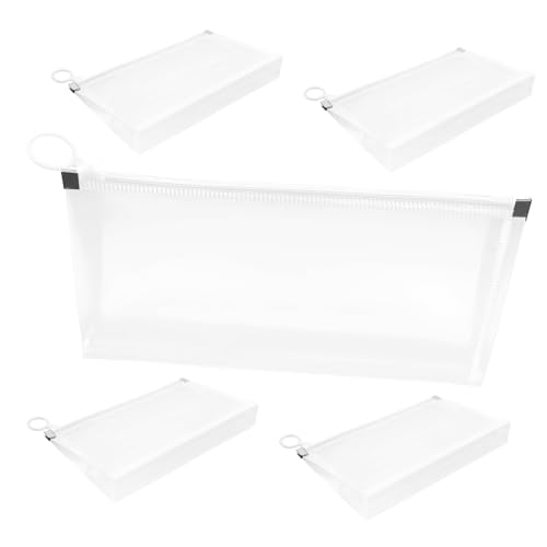 EXCEART 5 Stück Große Transparente Dokumententaschen Teiliges Format Dicke Kunststoff Organizer mit Verstärktem Druckknopf Sicherer Aufbewahrungsbeutel für Bürobedarf und EXCEART 5 Stück Große Transparente Dokumententaschen Teiliges Format Dicke Kunststoff Organizer mit Verstärktem Druckknopf Sicherer Aufbewahrungsbeutel für Bürobedarf und von EXCEART