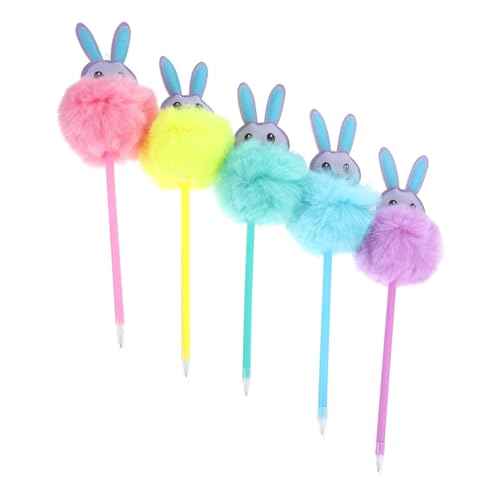 EXCEART 5 Stück Kaninchen Kugelschreiber Pelzhasenstift Zurück Zur Schule Vorhanden Süße Kaninchenstifte Lustige Süße Stifte Gel -tintenstifte Kaninchenställe Hasenstifte Pom-pom-stift Pp EXCEART 5 Stück Kaninchen Kugelschreiber Pelzhasenstift Zurück Zur Schule Vorhanden Süße Kaninchenstifte Lustige Süße Stifte Gel -tintenstifte Kaninchenställe Hasenstifte Pom-pom-stift Pp von EXCEART