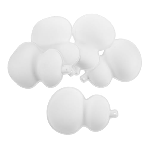 EXCEART 5 Stück Weiße Leere Papiermaske für Diy Handbemalte Gourd Masken für Maskerade Partys und Cosplay für Bastelprojekte und Pädagogische Aktivitäten von EXCEART