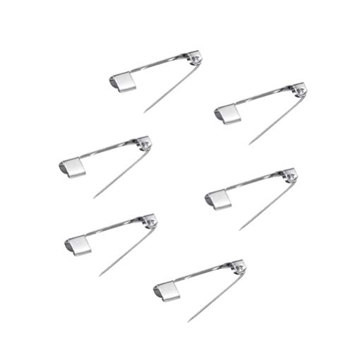 EXCEART 50 Stück Broschennadeln Sicherheitsnadel Broschen Pins Ansteckern Verschluss Rückseite für Schmuckherstellung Korsetts Bastelprojekte DIY Handwerk 15/20/25/30/35/40 mm Silber EXCEART 50 Stück Broschennadeln Sicherheitsnadel Broschen Pins Ansteckern Verschluss Rückseite für Schmuckherstellung Korsetts Bastelprojekte DIY Handwerk 15/20/25/30/35/40 mm Silber von EXCEART