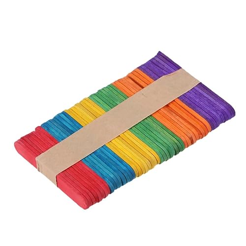 EXCEART Holz Stöcke Für Kinder Handwerk 50 StüCk Bunte HolzstäBchen FüR DIY Eisstiele FüR Kinder BastelstäBchen FüR Modellbau Und Kreative Projekte EXCEART Holz Stöcke Für Kinder Handwerk 50 StüCk Bunte HolzstäBchen FüR DIY Eisstiele FüR Kinder BastelstäBchen FüR Modellbau Und Kreative Projekte von EXCEART