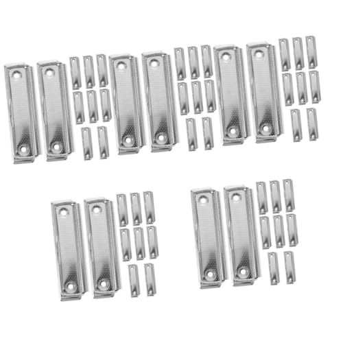 EXCEART 50 Stück Metall Klemmbretter Clips Robuste Büroklammern für Dokumente Berichte und Notizen für Schule und Büro Langlebig und Vielseitig Einsetzbar von EXCEART