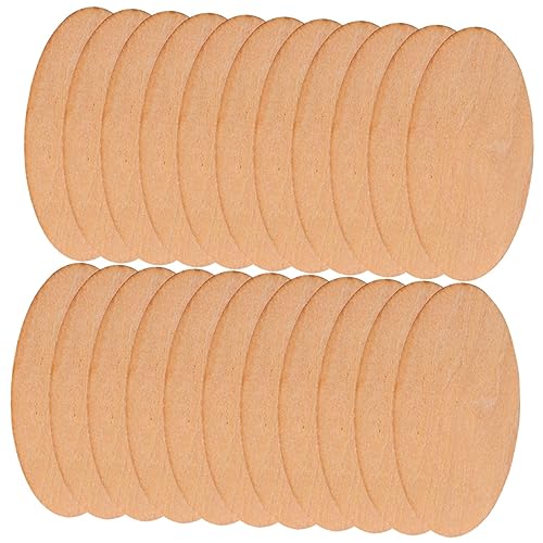 EXCEART Ovaler Holzchip- 50 Stück Unvollendete Holzstücke Bastelbedarf Heimdekoration EXCEART Ovaler Holzchip- 50 Stück Unvollendete Holzstücke Bastelbedarf Heimdekoration von EXCEART