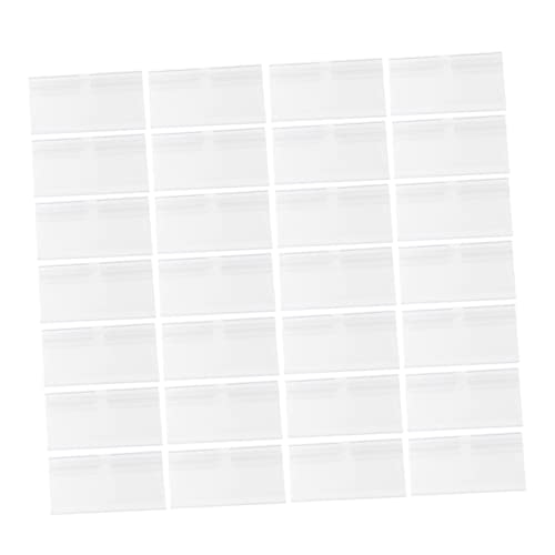 EXCEART 50 Stück Wiederverwendbarer Regaletikettenhalter Stangenclip für Einzelhandels-display-tags für Einkaufszentren Ladenwaren EXCEART 50 Stück Wiederverwendbarer Regaletikettenhalter Stangenclip für Einzelhandels-display-tags für Einkaufszentren Ladenwaren von EXCEART