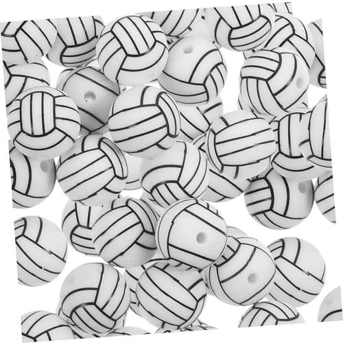 EXCEART 50 Stück Teiliges Sportperlen Silikon Rugby Förmig Verschleißfest Langlebig DIY Schmuckperlen für Armbänder Halsketten Schlüsselanhänger Kreative Bastelperlen EXCEART 50 Stück Teiliges Sportperlen Silikon Rugby Förmig Verschleißfest Langlebig DIY Schmuckperlen für Armbänder Halsketten Schlüsselanhänger Kreative Bastelperlen von EXCEART
