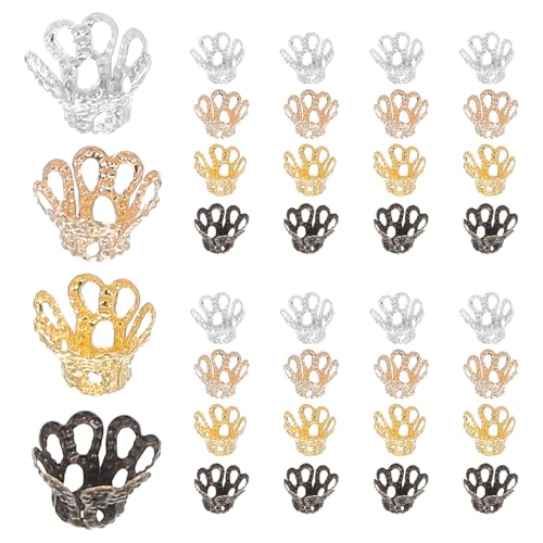 EXCEART 500 Stück Perlenkappen zur Schmuckherstellung – Blumenperlen-Endkappen, Abstandshalter aus Metall für Armbänder, Halsketten, Schmuck und DIY-Projekte, Basteln EXCEART 500 Stück Perlenkappen zur Schmuckherstellung – Blumenperlen-Endkappen, Abstandshalter aus Metall für Armbänder, Halsketten, Schmuck und DIY-Projekte, Basteln von EXCEART