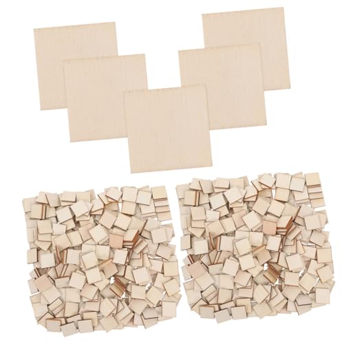 EXCEART 500 Stück Quadratische Unbearbeitete Holzplättchen mit Natürlicher Maserung für DIY Bastelprojekte Holzbrandmalerei Gravur Malerei und Kreative Kunsthandwerk EXCEART 500 Stück Quadratische Unbearbeitete Holzplättchen mit Natürlicher Maserung für DIY Bastelprojekte Holzbrandmalerei Gravur Malerei und Kreative Kunsthandwerk von EXCEART
