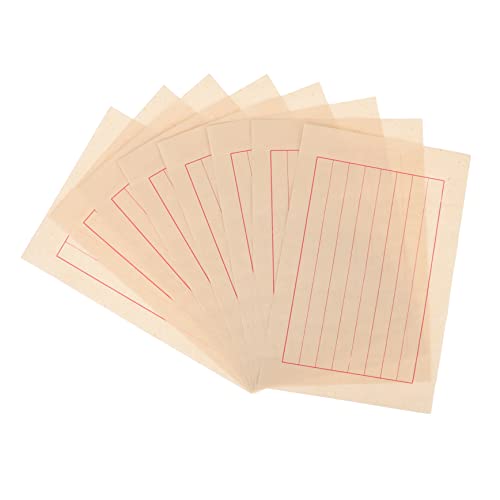 EXCEART 50blätter Kalligraphiepapier Chinesisches Kalligrafiepapier Xuan-papier Für Kalligraphie Übungspapier Für Schreibkunst von EXCEART