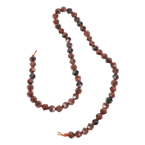 EXCEART 58 Stück Natursteinperlen, 6 Mm, Lose Perlen, Charms Für Heimwerkerbedarf, Armbänder, Schmuckherstellung, Zubehör von EXCEART