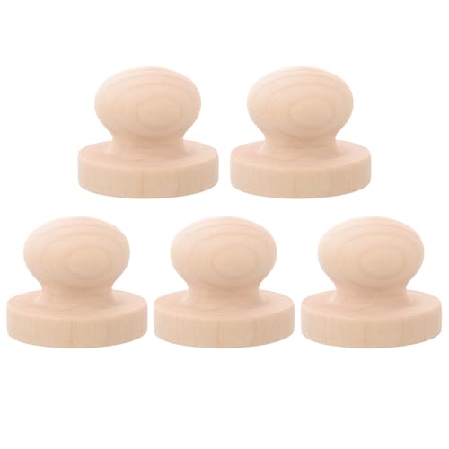 EXCEART 5Pcs Holzstempel Griff Rund 5cm Holzstempel Basteln Tagebuch DIY Scrapbooking Stempel Machen Material EXCEART 5Pcs Holzstempel Griff Rund 5cm Holzstempel Basteln Tagebuch DIY Scrapbooking Stempel Machen Material von EXCEART