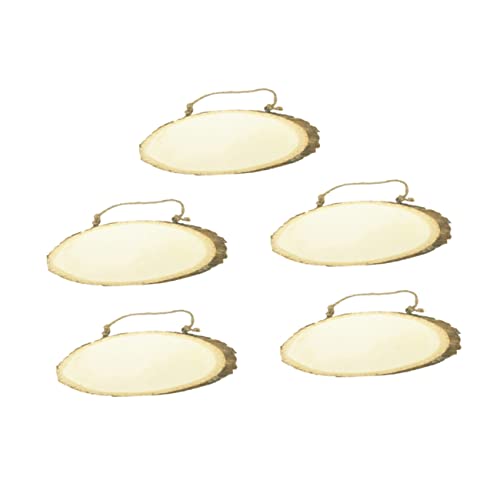 EXCEART 25 Cm Große Holzscheiben 5 Stück Holzanhänger Seil Für Heimdekoration Hochzeit Party Camping EXCEART 25 Cm Große Holzscheiben 5 Stück Holzanhänger Seil Für Heimdekoration Hochzeit Party Camping von EXCEART