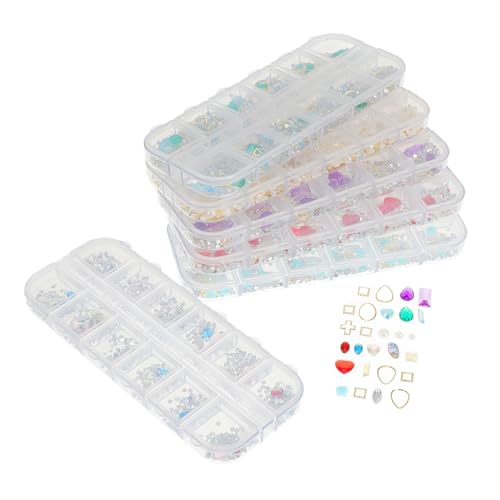 EXCEART 6 Kasten 12 Maniküre-Strasssteine Nagel Pailletten edelsteine schmucksteine Nagelschönheit nailflo nagelzubehör Nailart-Strasssteine Nagelspitze Strass DIY Maniküre Strasssteine EXCEART 6 Kasten 12 Maniküre-Strasssteine Nagel Pailletten edelsteine schmucksteine Nagelschönheit nailflo nagelzubehör Nailart-Strasssteine Nagelspitze Strass DIY Maniküre Strasssteine von EXCEART