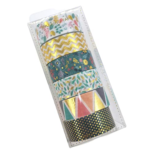 EXCEART 6 Rollen Taschenband Malerbandfarben farbiges Band elektrisches Band Klebeband nachfüllen scrapbooking zubehör the washi tape dekoration Handkontenbänder DIY-Material Papier EXCEART 6 Rollen Taschenband Malerbandfarben farbiges Band elektrisches Band Klebeband nachfüllen scrapbooking zubehör the washi tape dekoration Handkontenbänder DIY-Material Papier von EXCEART