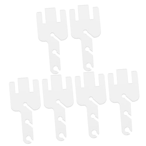 EXCEART 6 Stk Spannerzubehör Strickmaschinen-werkzeuge Gabeln Für Strickmaschine Spanngabel Zugstangen Spannstange Garnspanner Für Strickmaschinen Spanner Adapter Spannung Haushalt Plastik EXCEART 6 Stk Spannerzubehör Strickmaschinen-werkzeuge Gabeln Für Strickmaschine Spanngabel Zugstangen Spannstange Garnspanner Für Strickmaschinen Spanner Adapter Spannung Haushalt Plastik von EXCEART