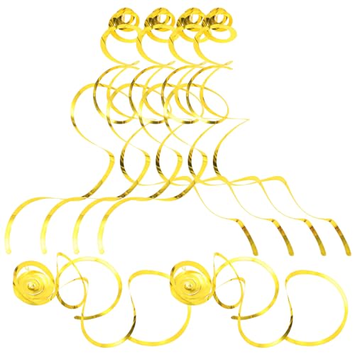 EXCEART 6 Stück Kunststoff-Luftschlangen Zum Aufhängen Wirbeldekorationen Folienwirbel Deckendekorationen Partywirbel Spiraldekorationen Für Weihnachten Party Hochzeit Abschlussfeier von EXCEART