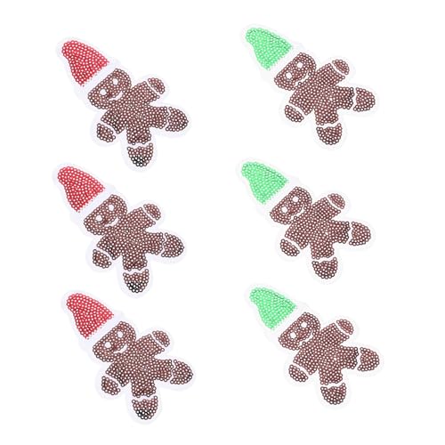 EXCEART 6 Stück Weihnachts Schneemann Aufnäher zum Aufbügeln Bestickte Dekorative Patches für Kleidung Lebkuchenmann Applikationen Glitzernde Stoffverzierungen für Diy Projekte EXCEART 6 Stück Weihnachts Schneemann Aufnäher zum Aufbügeln Bestickte Dekorative Patches für Kleidung Lebkuchenmann Applikationen Glitzernde Stoffverzierungen für Diy Projekte von EXCEART