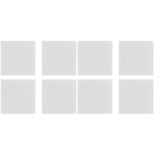 EXCEART 60 Blatt Glas-schmelz Papier Rundes Glas Ofen Papier Für Fusing Papier Stoff Holzofen Dichtungspapier Brennpapier Für Keramik Keramisches Fixierpapier 7c Glasteller Runden Weiß von EXCEART