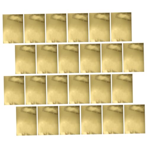 EXCEART 60 Stück Manueller Papierstau glänzendes Origami-Papier DIY-Bastelpapier Papier-DIY-Faltung metallisches Kartonpapier Folienpapier zum Basteln Scrapbook-Karton Folienkarton Golden von EXCEART