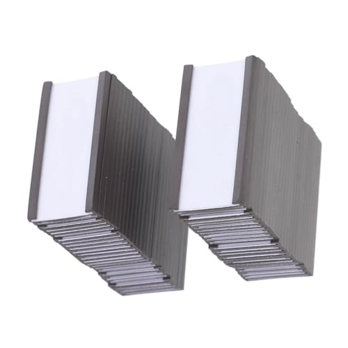 EXCEART 60Er Set Etikettenclips In Kartenform Regalschutzfolien Für Etikettenhalter Kanaletiketten Regale Briefkasten Whiteboard Etiketten Kanaletiketten Für Metallregale Schwarzer EXCEART 60Er Set Etikettenclips In Kartenform Regalschutzfolien Für Etikettenhalter Kanaletiketten Regale Briefkasten Whiteboard Etiketten Kanaletiketten Für Metallregale Schwarzer von EXCEART
