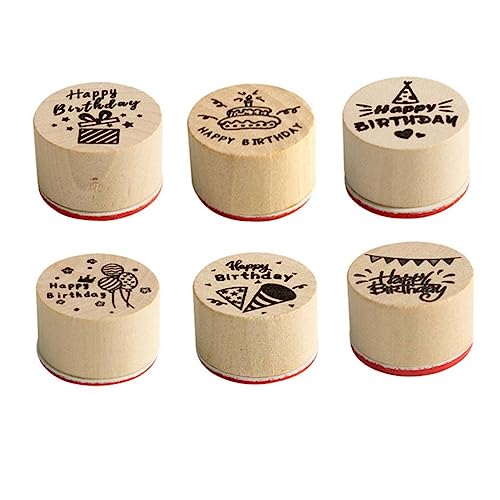 EXCEART 6st Siegel Geburtstagsfeier Stempel Tagebuchstempel Scrapbooking-stempel Dekorativer Stempel Belohnungsstempel Vintage Diy-stempel Stempel Machen Zeitschriften Weihnachten EXCEART 6st Siegel Geburtstagsfeier Stempel Tagebuchstempel Scrapbooking-stempel Dekorativer Stempel Belohnungsstempel Vintage Diy-stempel Stempel Machen Zeitschriften Weihnachten von EXCEART