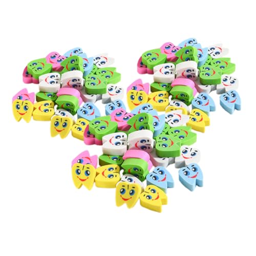 EXCEART 70 Stück Zahnradierer Radiergummis In Bleistiftform Kawaii Radiergummi Schulradierer Für Mini Bleistiftrolle Zahnreinigungsradierer Kreativer Radiergummi Cartoon von EXCEART