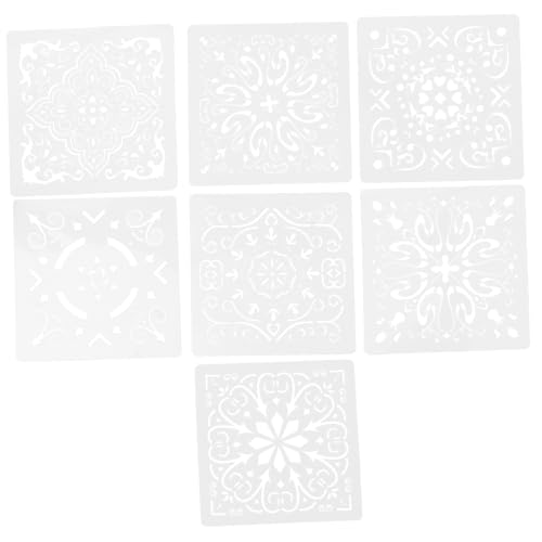 EXCEART 7Stücke Teiliges Mandala Schablonen Malschablonen für DIY Kunstprojekte Praktische Vorlagen zur Wandgestaltung für Raumdekoration und Malerei mit Freunden EXCEART 7Stücke Teiliges Mandala Schablonen Malschablonen für DIY Kunstprojekte Praktische Vorlagen zur Wandgestaltung für Raumdekoration und Malerei mit Freunden von EXCEART