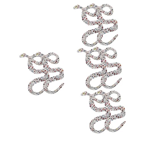 EXCEART 4 Sets Bestickte Aufnäher Auf Der Rückseite Für Kleidung Schlangenartige Nähflicken Zum Dekorieren Und Reparieren 2 Stück * 4 EXCEART 4 Sets Bestickte Aufnäher Auf Der Rückseite Für Kleidung Schlangenartige Nähflicken Zum Dekorieren Und Reparieren 2 Stück * 4 von EXCEART