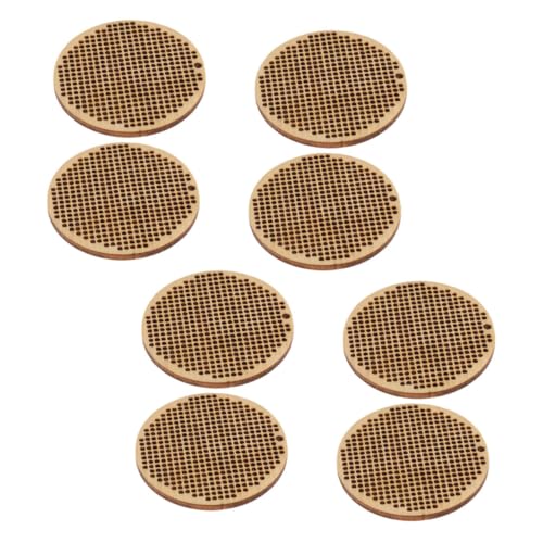 EXCEART 8 Stück Teiliges Runde Holzperforierte Chips Unbehandelte DIY Holzanhänger für Kreuzstich Lesezeichen Schmuck und Vielseitige Bastelprojekte EXCEART 8 Stück Teiliges Runde Holzperforierte Chips Unbehandelte DIY Holzanhänger für Kreuzstich Lesezeichen Schmuck und Vielseitige Bastelprojekte von EXCEART