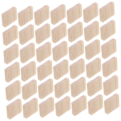 EXCEART 800 Stück DIY Holz Buchstabenplatten Blanko Unbehandelte Holzscheiben Kleine Holzstücke zum Bemalen Gravieren Schnitzen für Kreative Bastelprojekte und Dekoration von EXCEART