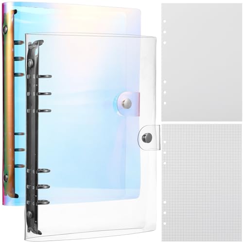 EXCEART A5 Binder Notizbuch Ordner Portfolio Ringbuchordner Ringbinder Planer Pvc-Einband 6 Ringe Ringbuch Mit 1 Set EXCEART A5 Binder Notizbuch Ordner Portfolio Ringbuchordner Ringbinder Planer Pvc-Einband 6 Ringe Ringbuch Mit 1 Set von EXCEART
