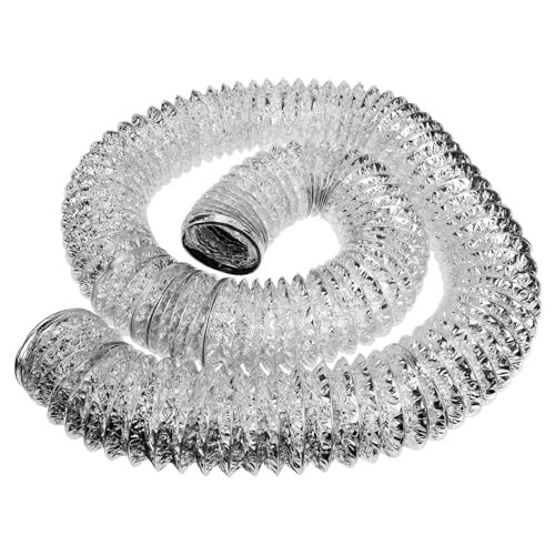 EXCEART Aluminiumfolie Luftkanal Luftschlauch Lüftungskanal Biegbarer Abgaskanal Abluftschlauch Für Küche Trocknerschlauch Küchenabflussschlauch Abluftkanal Aluminiumfolie Silber EXCEART Aluminiumfolie Luftkanal Luftschlauch Lüftungskanal Biegbarer Abgaskanal Abluftschlauch Für Küche Trocknerschlauch Küchenabflussschlauch Abluftkanal Aluminiumfolie Silber von EXCEART